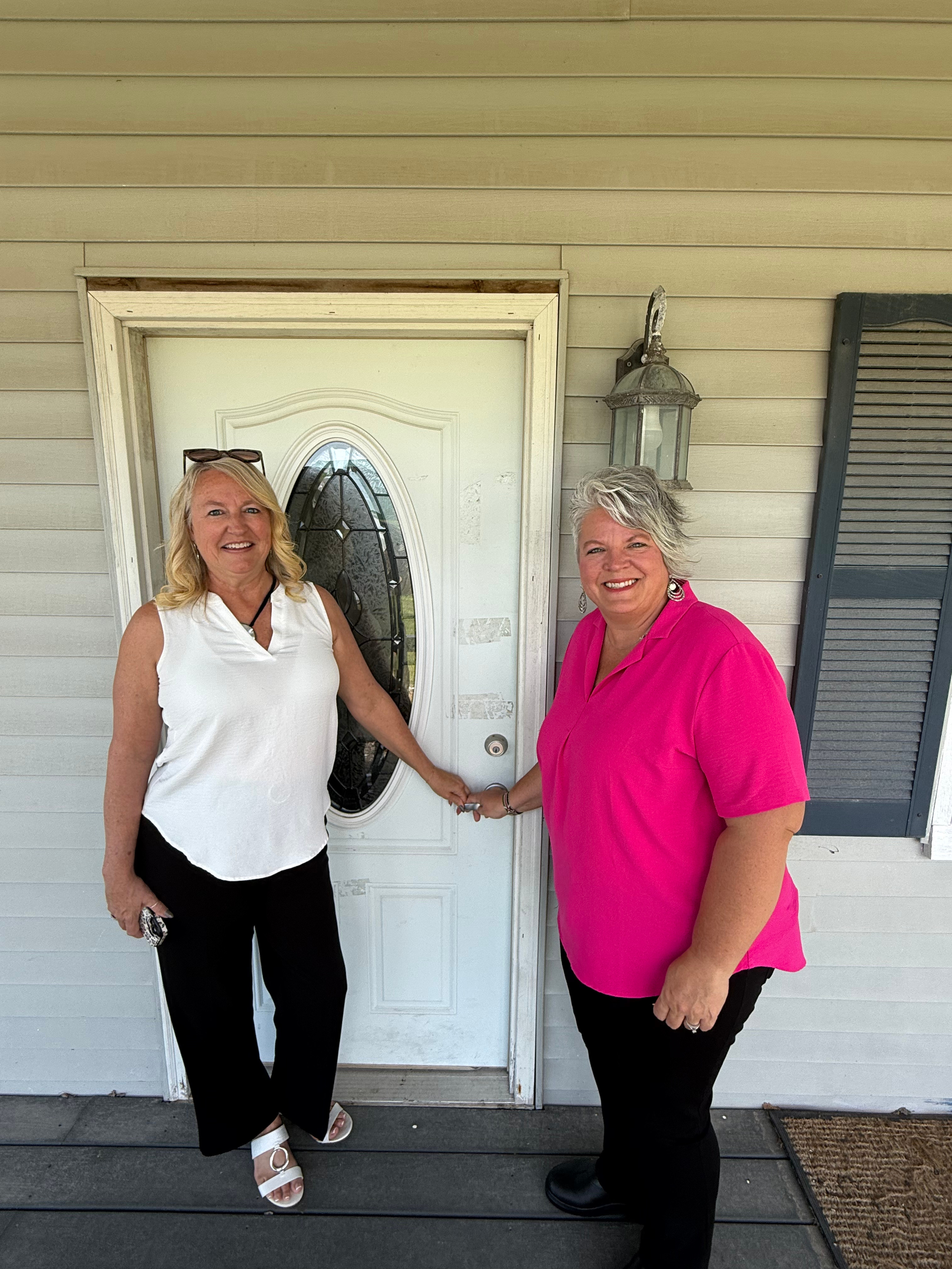 Founders Sherri Christopher and Millicent MacGregor standing together